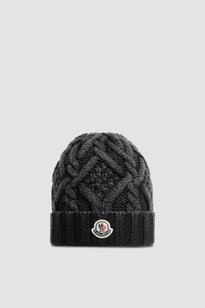 Black Moncler Beanie