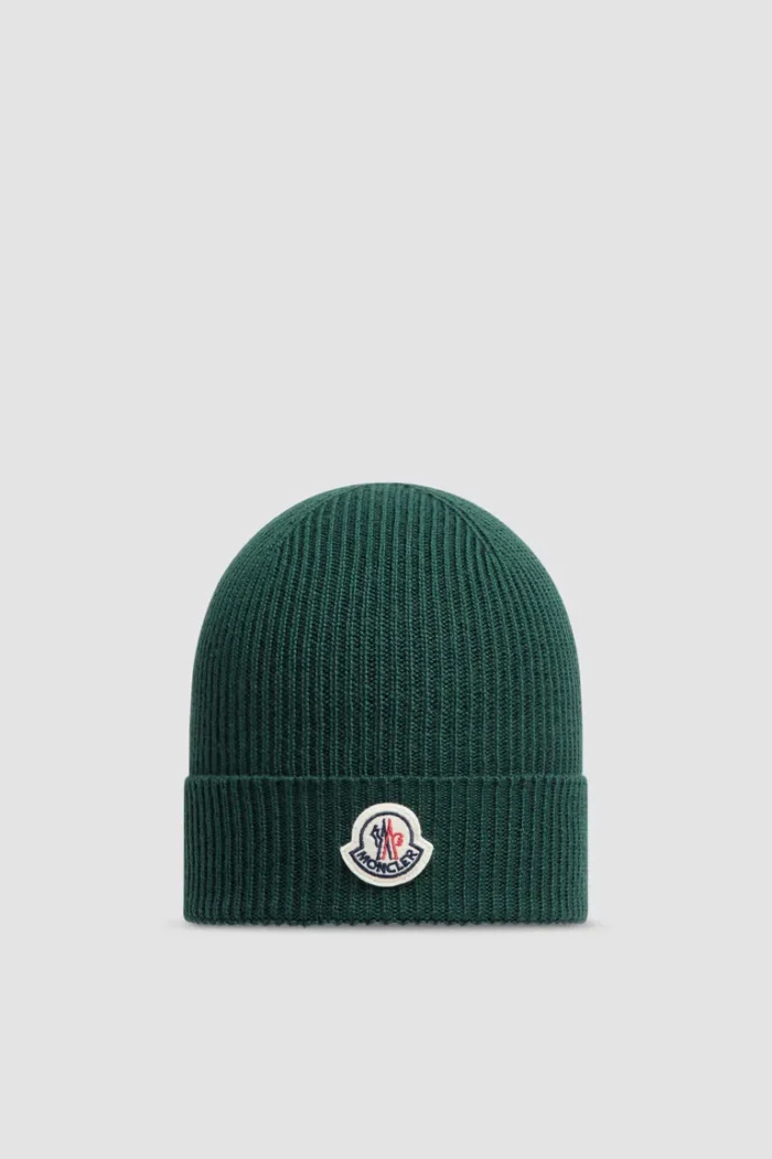 Green Moncler Beanie