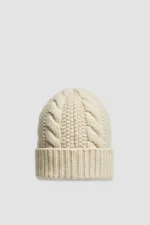 Light Beige Moncler Beanie