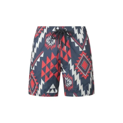 Moncler Logo Casual Shorts Men Navy