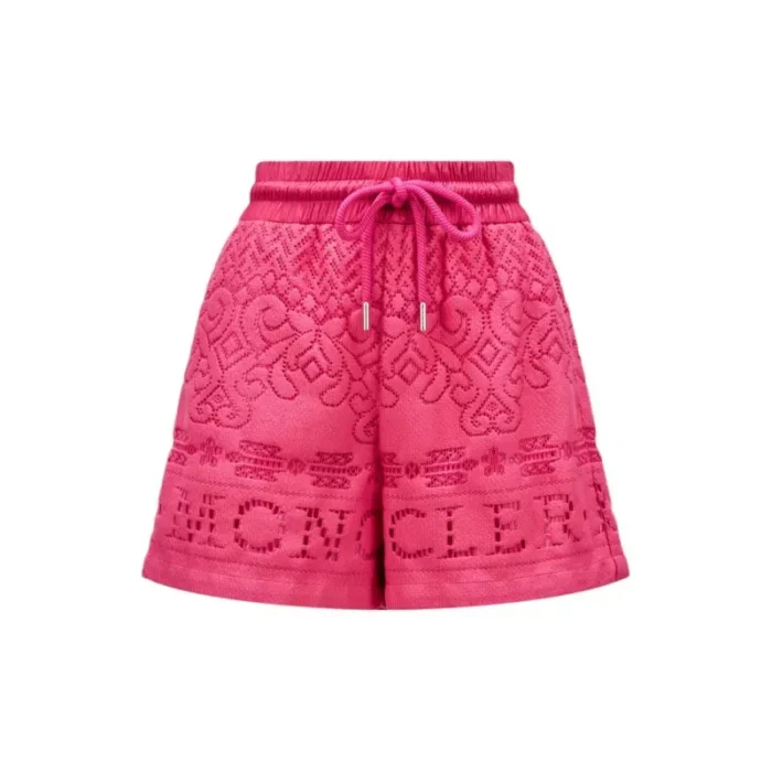 Moncler Casual Shorts Women's Fuchsia