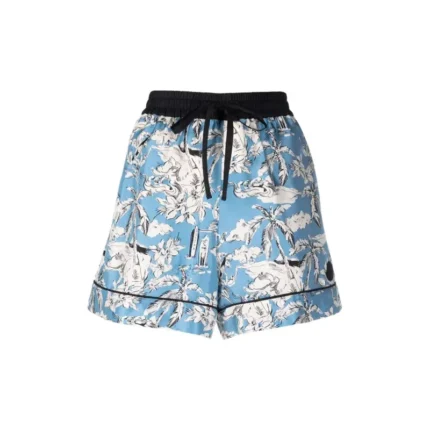 Moncler Casual Woman Blue Shorts