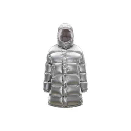 Moncler Down Women Silver Jacket