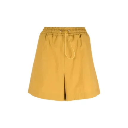 Moncler Elasticated Waistband Yellow Shorts