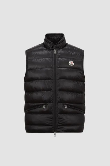 Moncler Gui Packable Down Black Vest