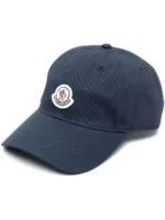 Moncler Logo Blue Baseball Cap