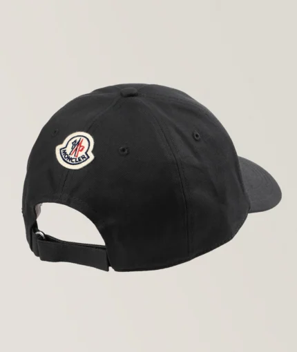 Moncler Logo-Mmbroidered Cotton Hat