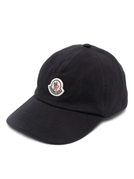 Moncler Logo-Patch Cotton Cap