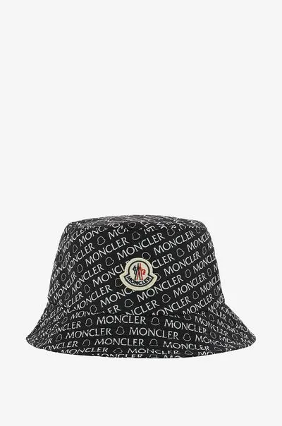 Moncler Logo Print Bucket Hat