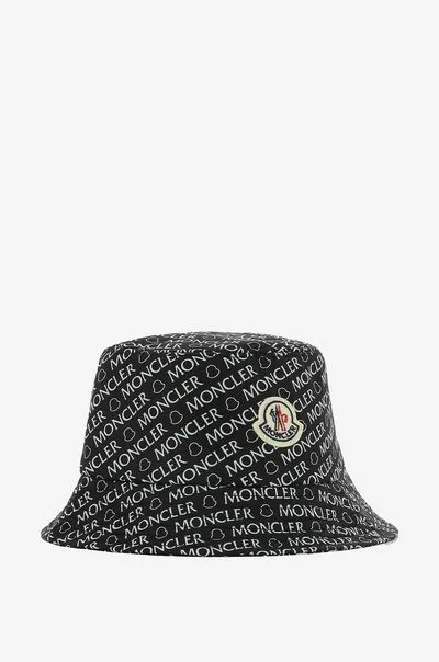 Moncler Logo Print Bucket Hat