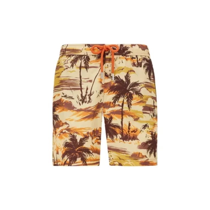 Moncler Printed Drawstring Swimming Shorts