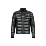 Moncler Zip-Up Men Black Jacket