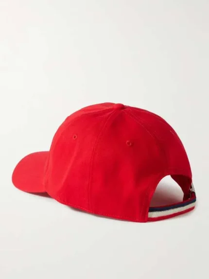 Moncler logo-Applique Red Cap