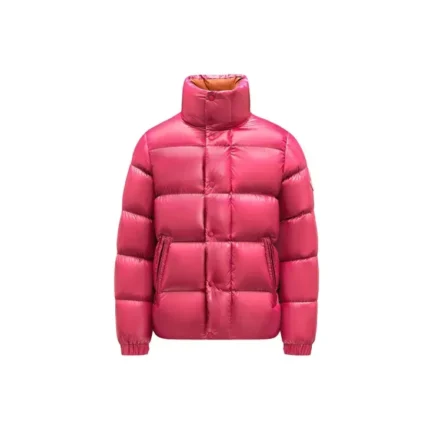 Moncler Down Men Pink Puffer Jacket