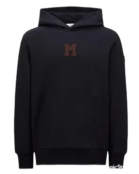 Monogram Patch Cotton Hoodie