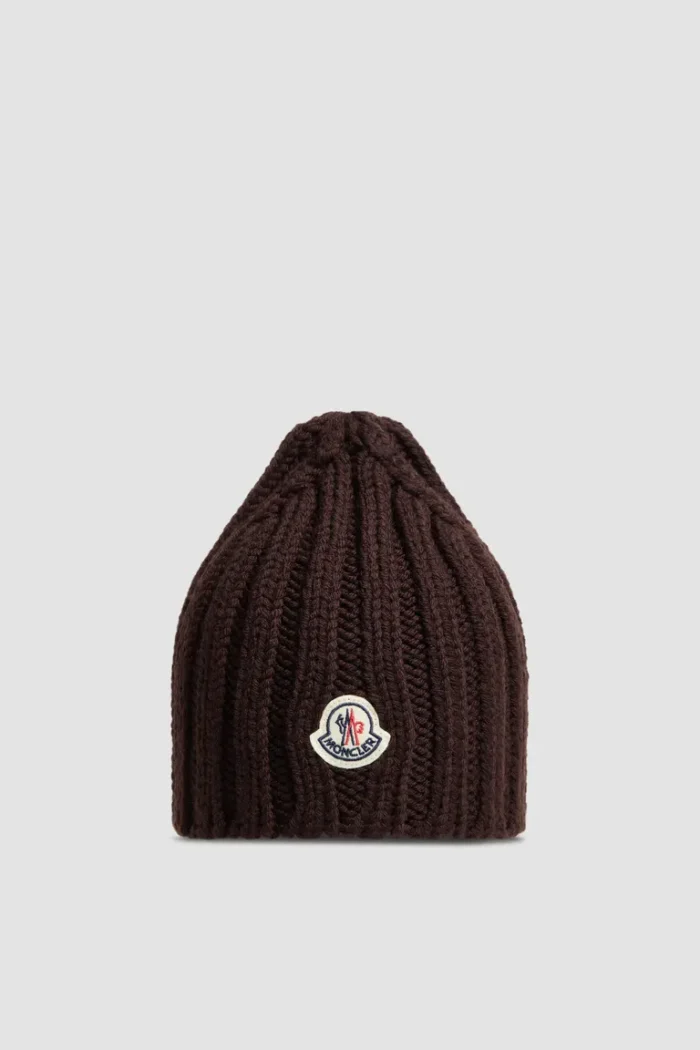 Moncler Dark Brown Beanie