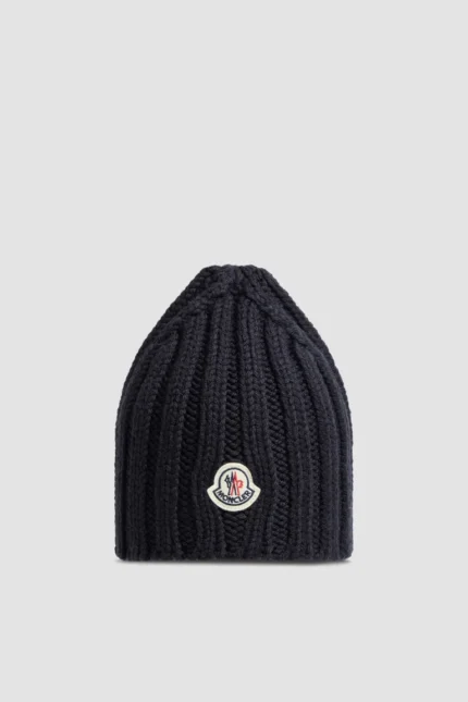 Moncler Navy Blue Beanie